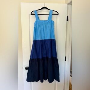 Moon River Maxi Dress - multi color - size small